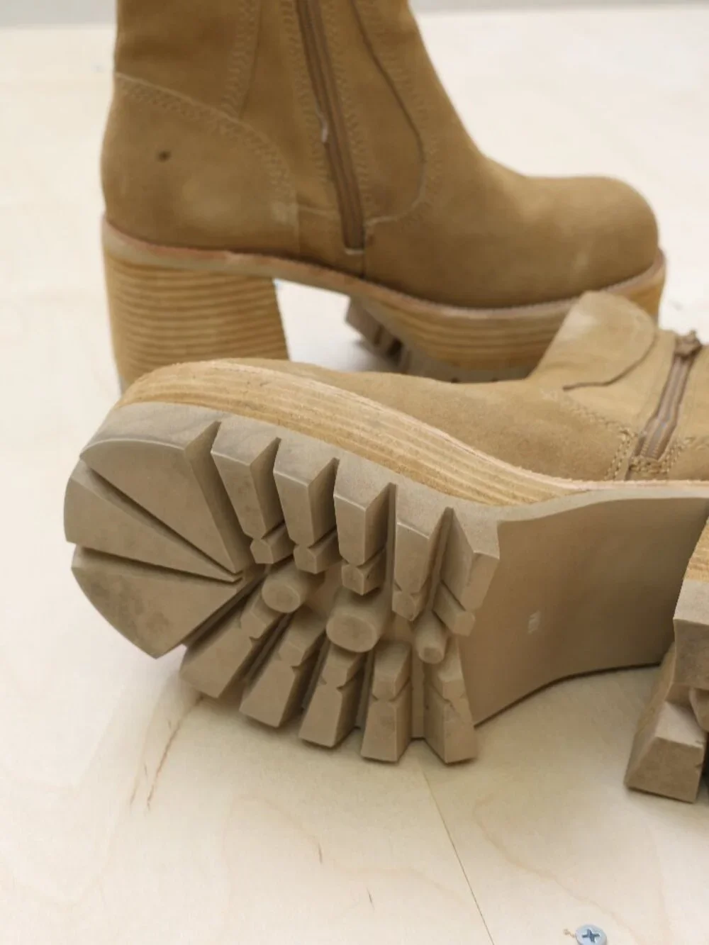 Jeffrey Campbell x‎ Free People Preston Platform Ankle Boots Size 10